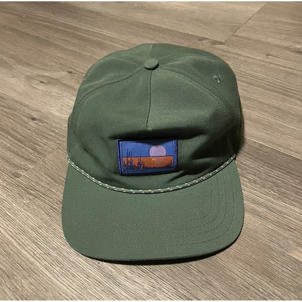 Cotopaxi Hat Desert View Heritage Rope Strapback Cap Green